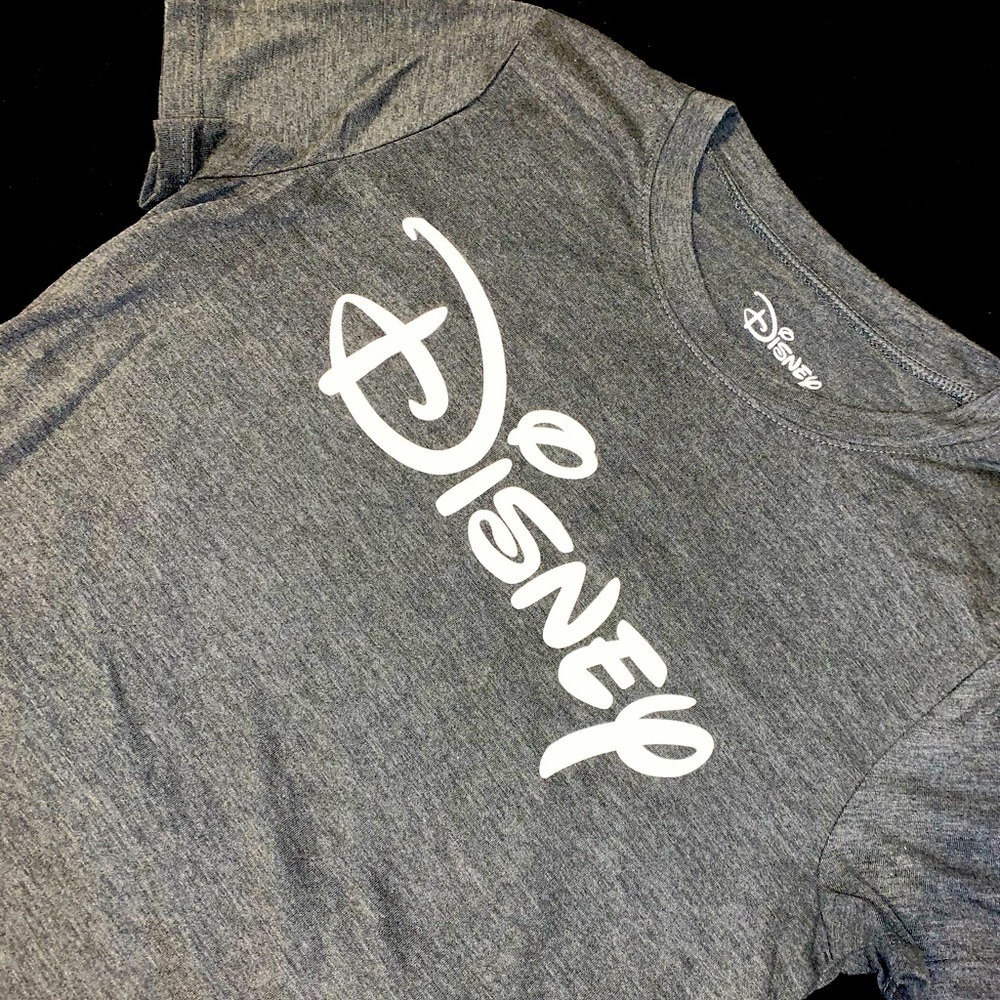 Gray and White Disney T-Shirt Size Small